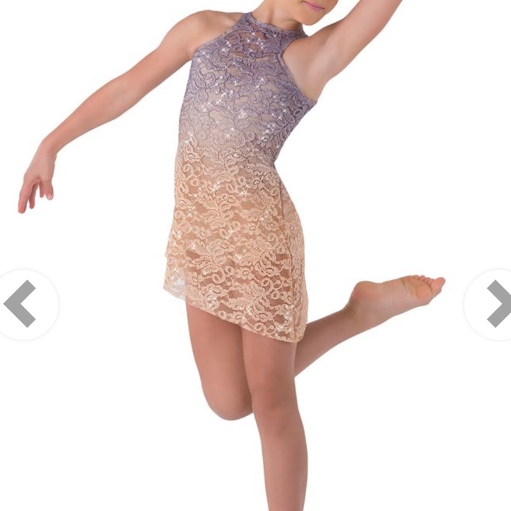 Costume Gallery Ombré Dress with full leotard - size SA
